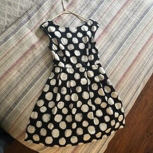 Black &White Cocktail Dress